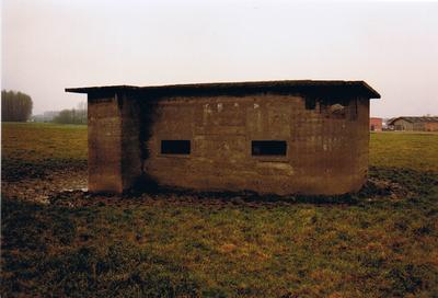 vooraanzicht bunker C17 te Melle uit 1990